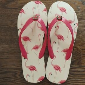 Kate Spade Flamingo Flip Flops